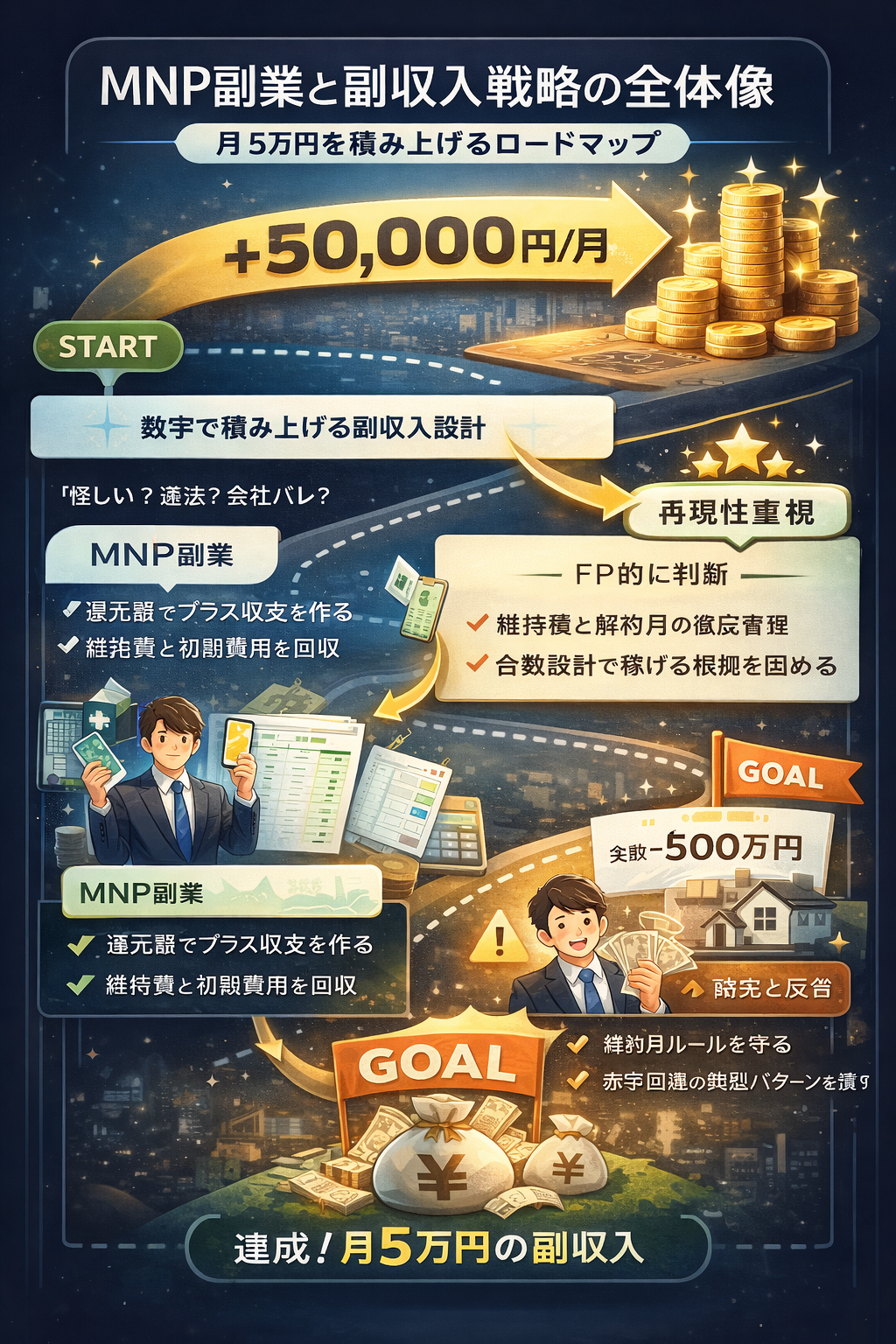 MNP副業ロードマップと副収入戦略の全体像