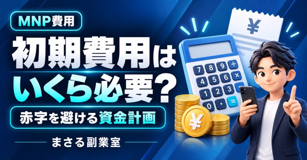 MNP費用：初期費用はいくら必要？赤字を避ける資金計画