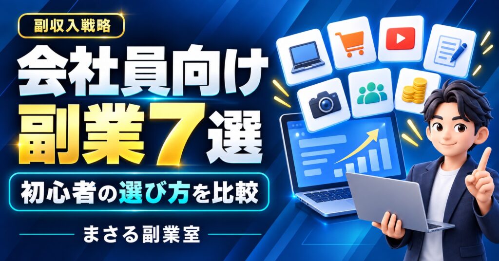 副収入戦略：会社員向け副業7選。初心者の選び方を比較